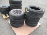 (7) ASSORTED TIRES & WHEELS