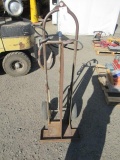 METAL ACETYLENE GAS BOTTLE DOLLY