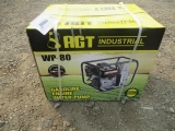 AGT INDUSTRIAL WP-80 3'' GAS POWERED WATER PUMP W/ 7.5 HP GAS ENGINE (UNUSED)