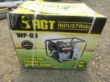 AGT INDUSTRIAL WP-80 3'' GAS POWERED WATER PUMP W/ 7.5 HP GAS ENGINE (UNUSED)