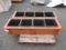 (2) 4 COMPARTMENT CEDAR PLANTER BOXES