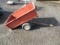 METAL PULL BEHIND LAWN MOWER DUMP TRAILER