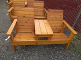 2 SEAT CEDAR BENCH