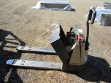 CROWN ELECTRIC PALLET JACK, *NO KEY, *NO BATTERIES, *UNABLE TO VERIFY WORKING CONDITION