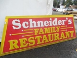 (2) SCHIEDERS FAMILY RESTUARANT SIGNS