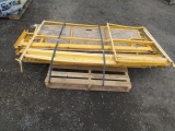 METAL ROLLING SCAFFOLDING W/ (1) FLOOR PIECE & GUARD RAIL