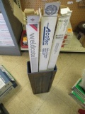 ASSORTED ALUMINUM FILLER ROD W/STAND