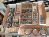 CONTENTS OF SHELF - ASSORTED PIPE FITTINGS & PUMP COUPLERS