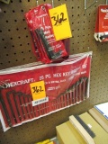 ASSORTED HEXCRAFT HEX KEY WRENCHE SETS