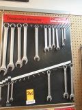 (9) ASSORTED SIZE COMBINATION WRENCHES W/DISPLAY