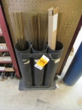 ASSORTED WELDING FILLER ROD & STAND