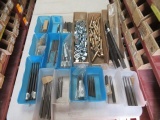 CONTENTS OF 2 SHELVES - ASSORTED PUNCHES & CHISELS