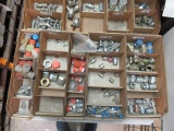 CONTENTS OF 3 SHELVES - ASSORTED HYDRAULIC FITTINGS