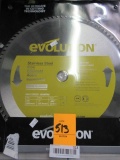 EVOLUTION 14'' ''STAINLESS STEEL'' CARBIDE TIPPED BLADE