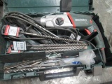 METABO UHE 2850 MULTI HAMMER DRILL W/ASSORTED B[TS & CASE