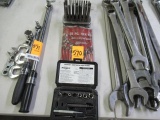 ASSORTED HEX KEY WRENCHES & HOLE CENTER PUNCHES