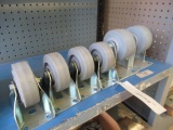 (6) ASSORTED CASTERS