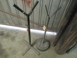 (2) ASSORTED PIPE STANDS