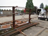 STEEL MATERIAL RACK *REMOVAL WEDNESDAY OR THURSDAY BY APPOINTMENT