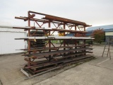 STEEL MATERIAL RACK *REMOVAL WEDNESDAY OR THURSDAY BY APPOINTMENT