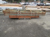 PALLET RACKING - (5) 12' UPRIGHTS & (24) 9' CROSS ARMS