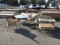 PATIO FURNITURE W/ TABLE, BENCH, FOOT REST & (3) CHAIRS