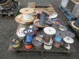 PALLET OF ASSORTED SPOOLS OF WIRE