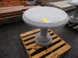 ROUND GRANITE OUTDOOR TABLES