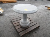 ROUND GRANITE OUTDOOR TABLES