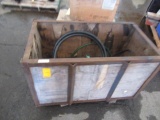 WOOD CRATE OF ASSORTED SIZE & LENGTH HYDRAULIC HOSES