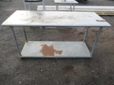 STAINLESS STEEL PREP TABLE