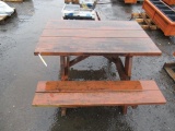 48'' WOOD PICNIC TABLE