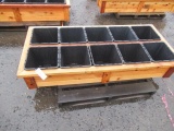 10 COMPARTMENT CEDAR PLANTER BOX