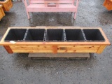 5 COMPARTMENT CEDAR PLANTER BOX