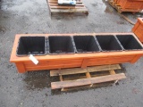 5 COMPARTMENT CEDAR PLANTER BOX