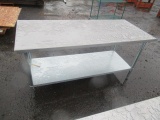 30'' X 72'' STAINLESS STEEL PREP TABLE