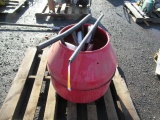 PRO FORCE METAL MANUAL CEMENT MIXER