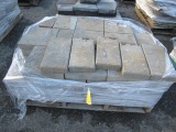 PALLET OF ASSORTED SQUARE & RECTANGULAR PAVERS