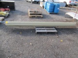 (11) 12' X 10'' METAL CUTTER SECTIONS W/ (13) 10' X 5'' METAL FLASHING SECTIONS