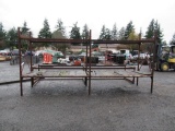 (2) 16' X 4' METAL RACKS