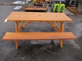 CEDAR PICNIC TABLE