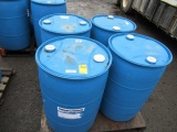 (4) 55 GALLON FOOD GRADE POLY DRUMS