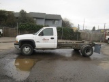 2001 CHEVROLET SILVERADO 3500 CAB & CHASSIS