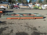 PALLET RACKING W/ (3) 14' UPRIGHTS & (8) 12' CROSS ARMS