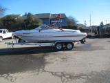 2002 MAXUM 2100 WALK THROUGH BOW FIBERGLASS SKI BOAT