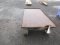 STEEL FLATBED CART W/ WOOD DECK