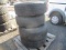 (4) FIRESTONE 275/70R18 TIRES ON 8 LUG WHEELS