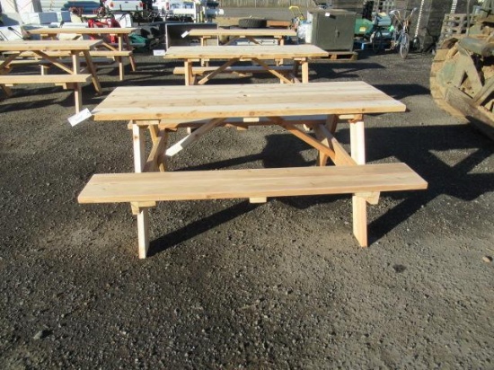 CEDAR PICNIC TABLE