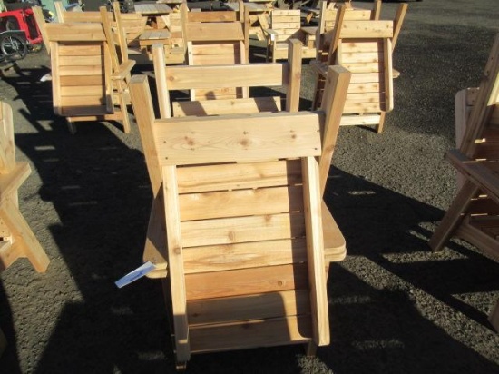 (2) CEDAR CHAIRS