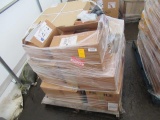 PALLET OF ASSORTED PACKAGING, DISPLAY STANDS & LABELS